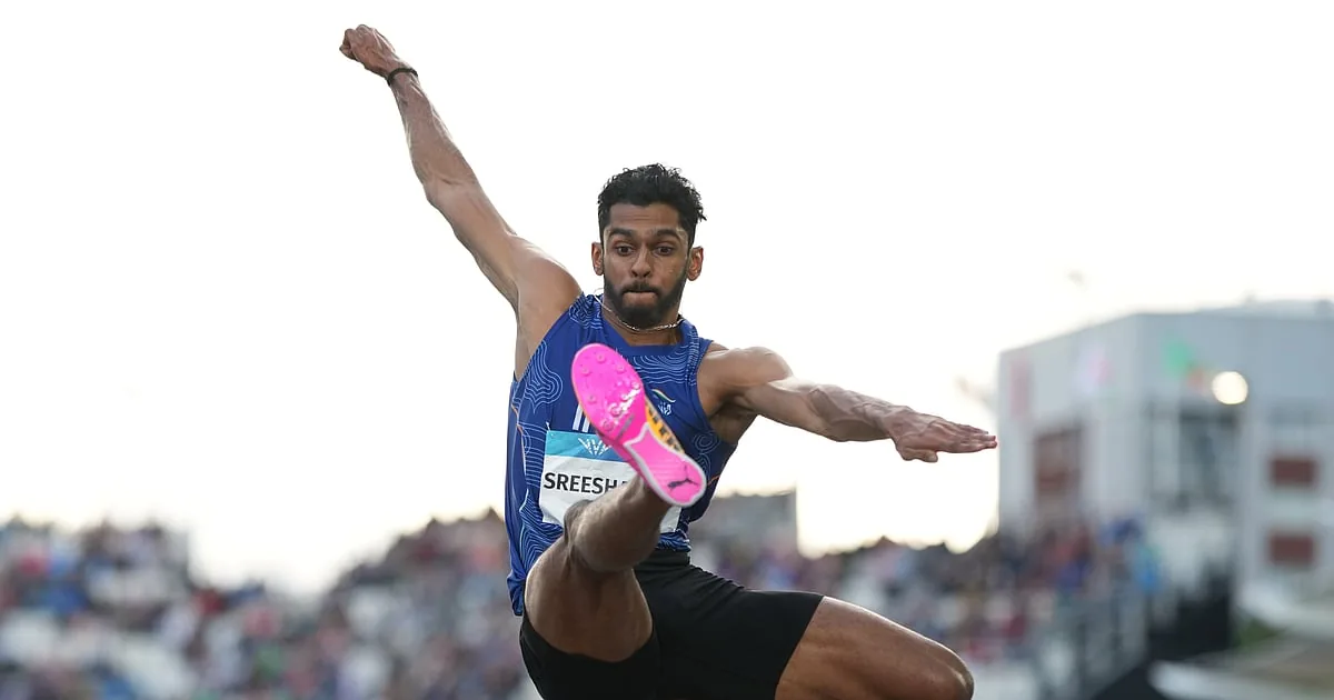 Murali Sreeshankar bags Silver in thrilling long jump final, misses Gold by 6cm