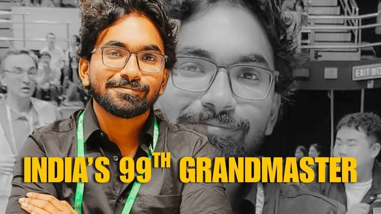 India's 99th GM! Sleepless nights, depressing times, and then a chess Grandmaster: The making of Rathanvel VS - The Times of India