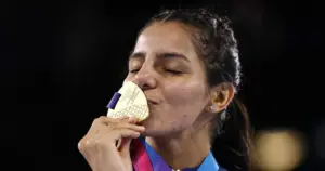 CWG gold medal-winning boxer Sakshi Chaudhary thanks Virat Kohli for support
