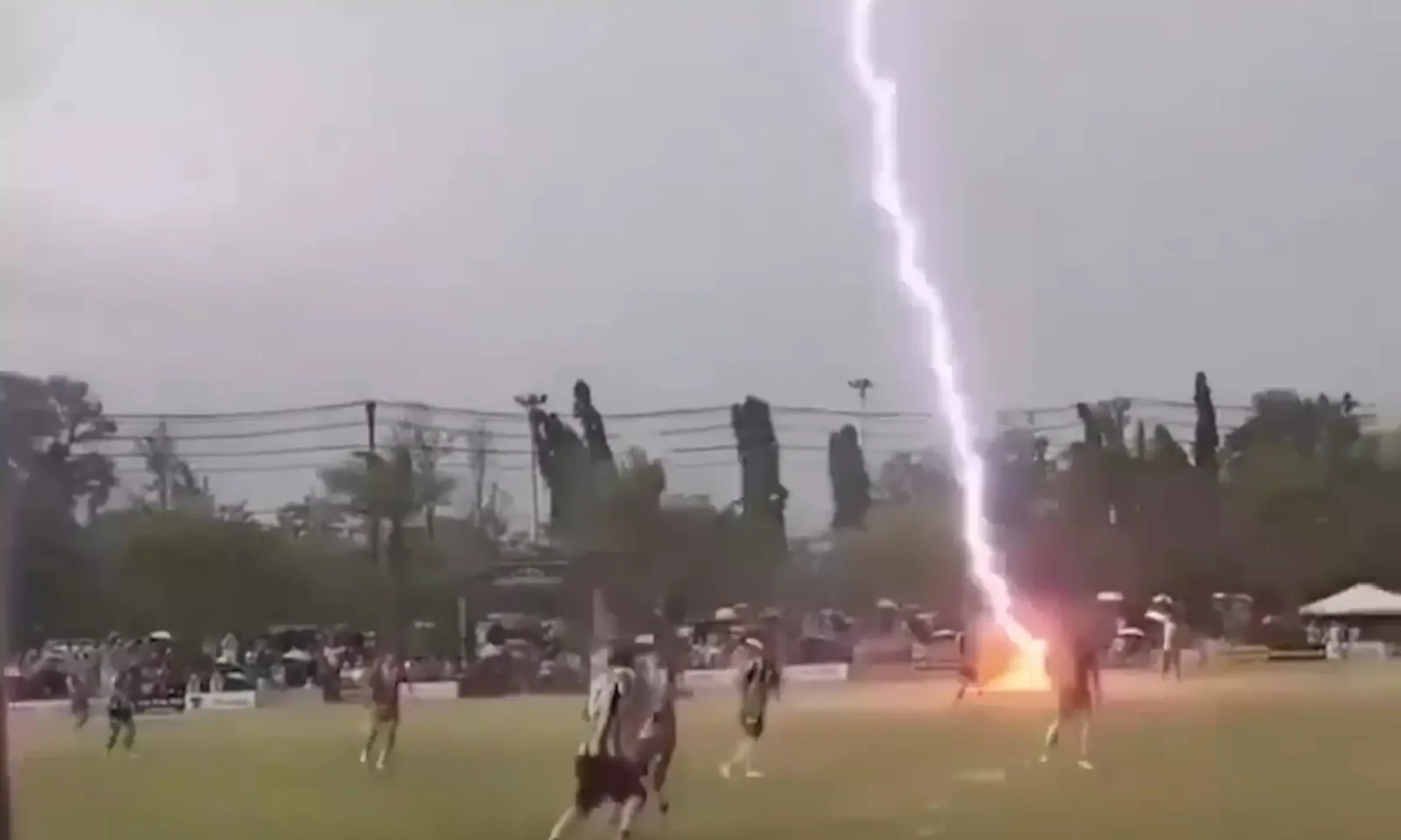 Lightning Strike Kills Footballer, Injures 12 During Match in Thailand